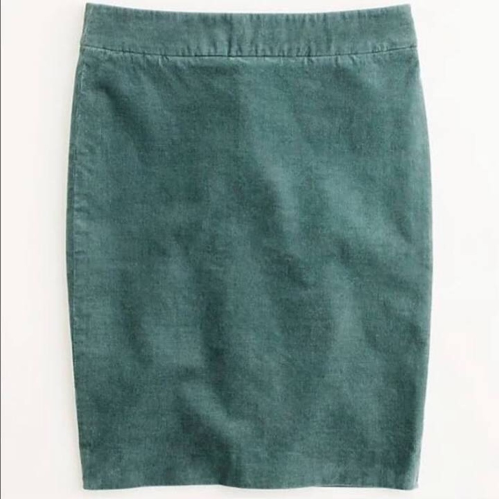Jcrew Corduroy Pencil Skirt